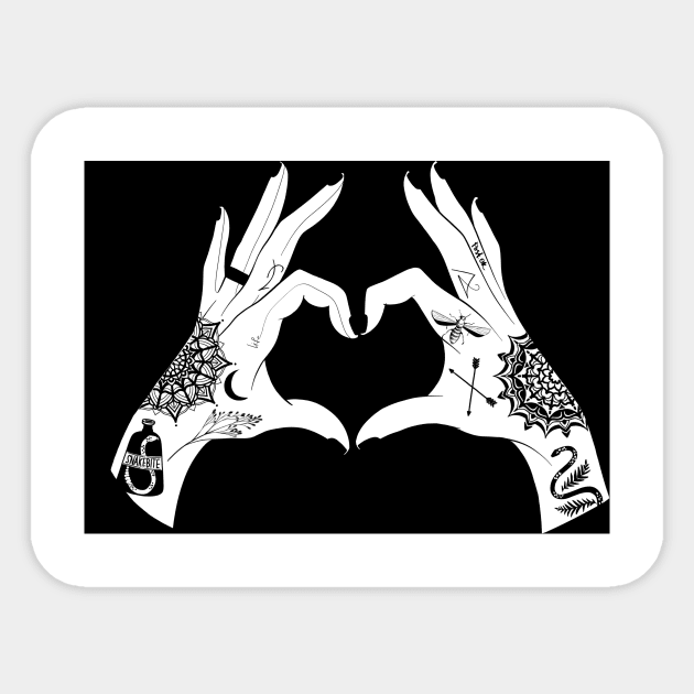 Tattoo Love Sticker by PostOk